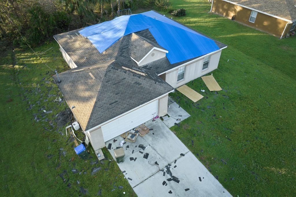 Storm damage repair