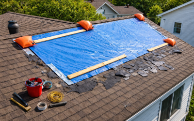 How to Do a Temporary Roof Repair After Wind or Hail Damage