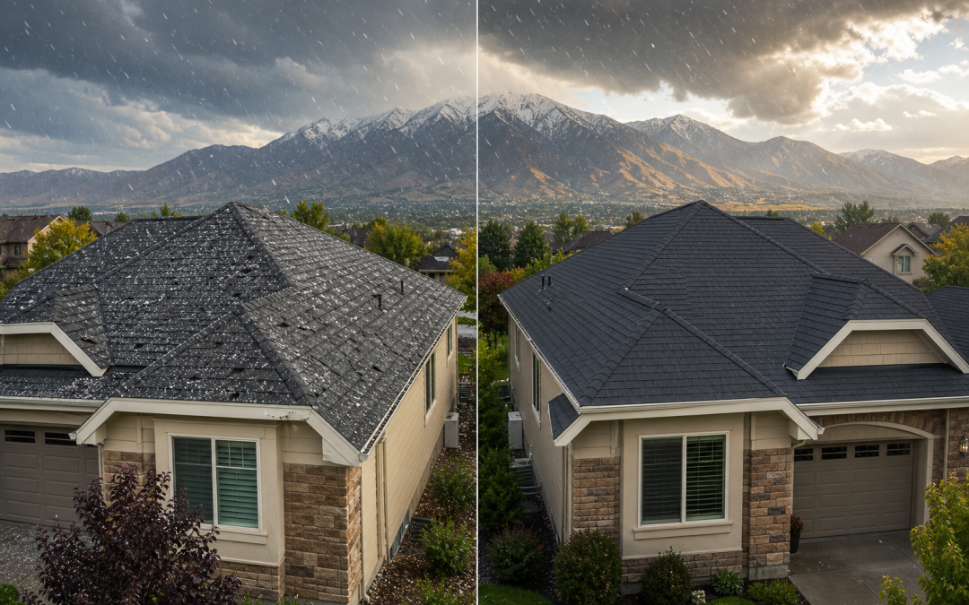 Why Hail Damages Some Utah Roofs and Not Others